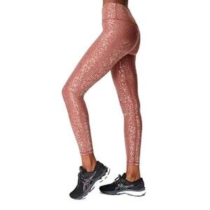 Sweaty Betty Rose Gold Sparkle Leggings